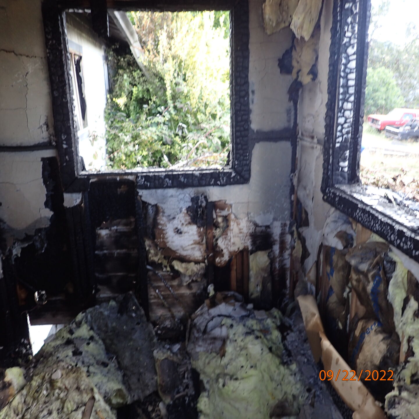 Roseburg house fire interior